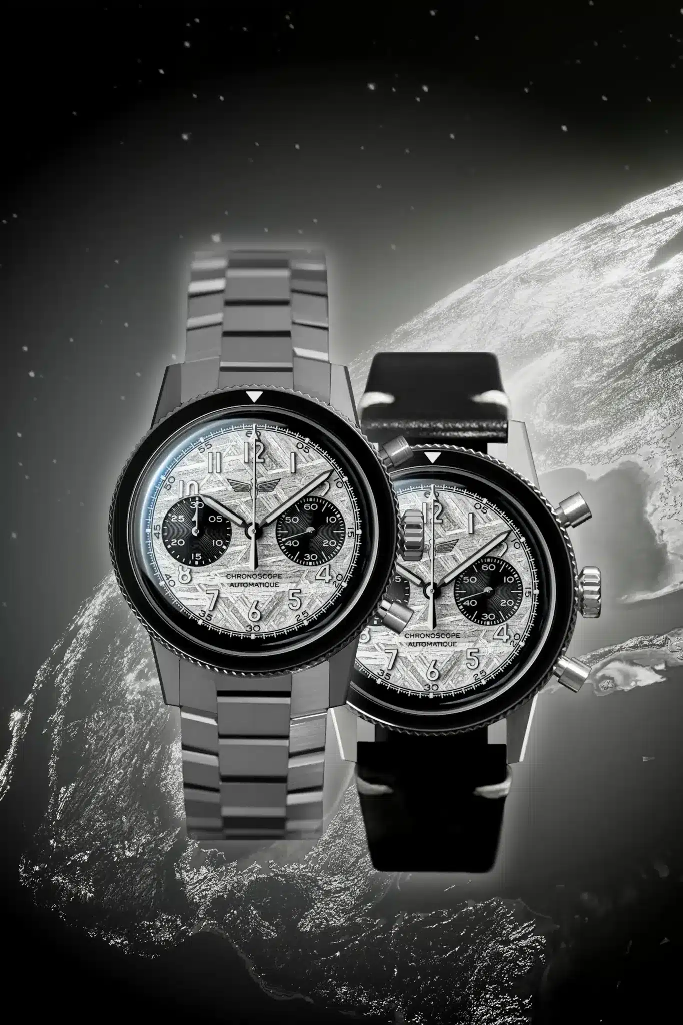 Montre chronographe automatique français avion
